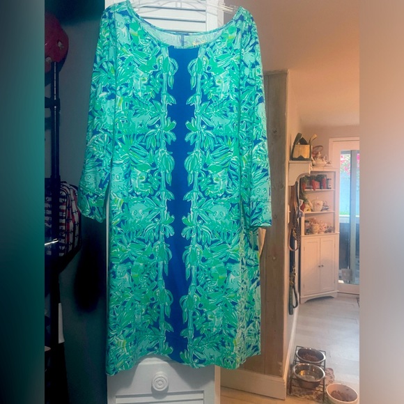 Lilly Pulitzer Dresses & Skirts - Lilly Pulitzer cotton dress with panda detailing, excellent condition size lrg
